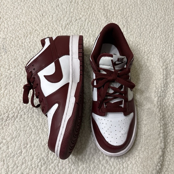 Nike Shoes - Nike Burgundy and White Women's Sneakers